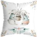 Easter holiday polyester linter printing cushion